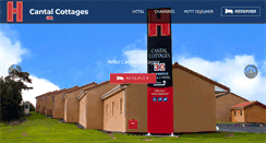 Desktop Screenshot of hotel-cantal-cottages.com